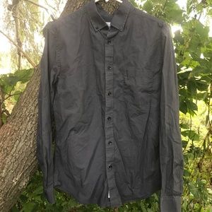 🦋EUC 100% Cotton Goodfellow Button Down Dress Shirt